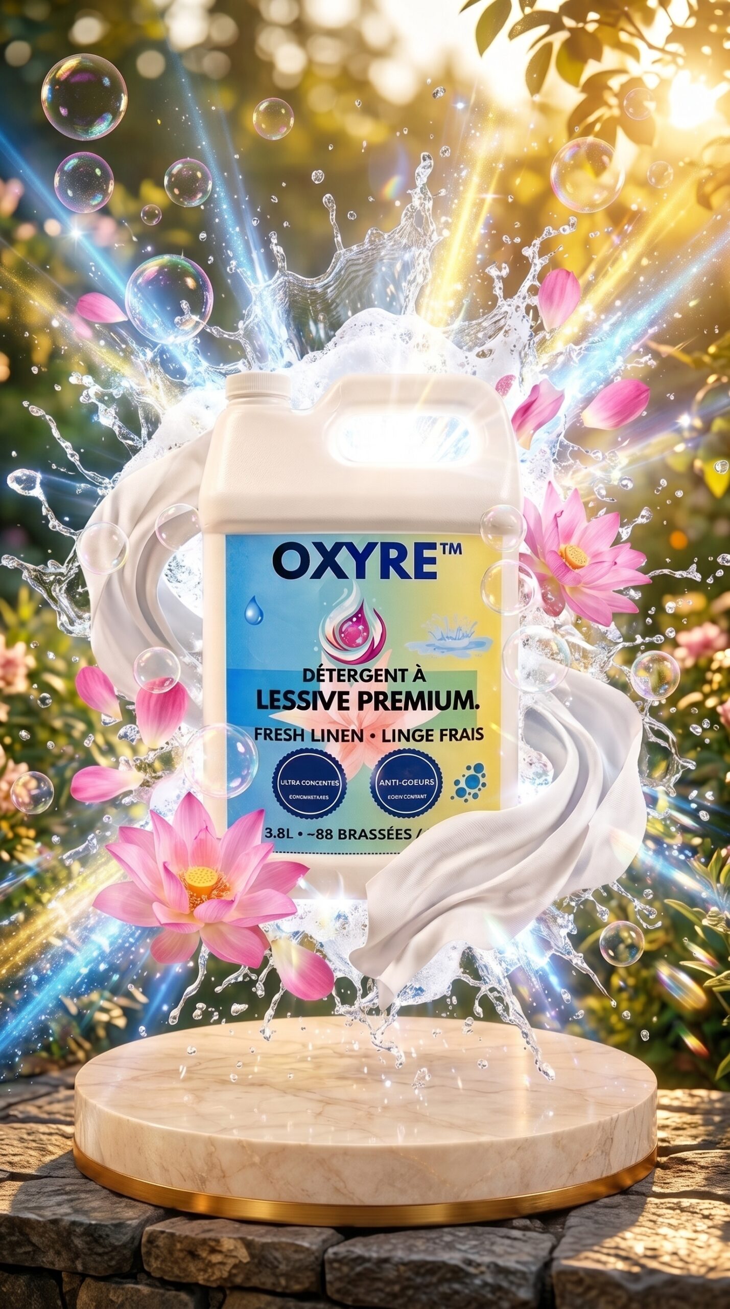 Détergent à lessive Premium OXYRE™ – 3.8 Litres - Image 3