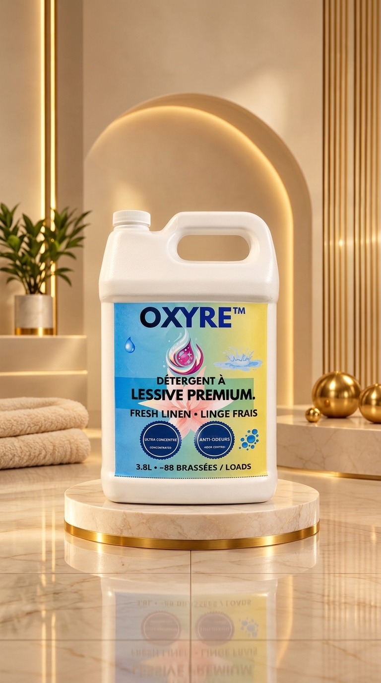 Détergent à lessive Premium OXYRE™ – 3.8 Litres